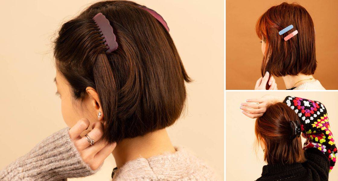 Hair combs and clips for fine hair, by TEGEN