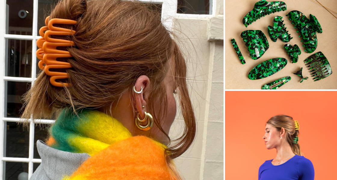 Hair claws for long hair, by TEGEN