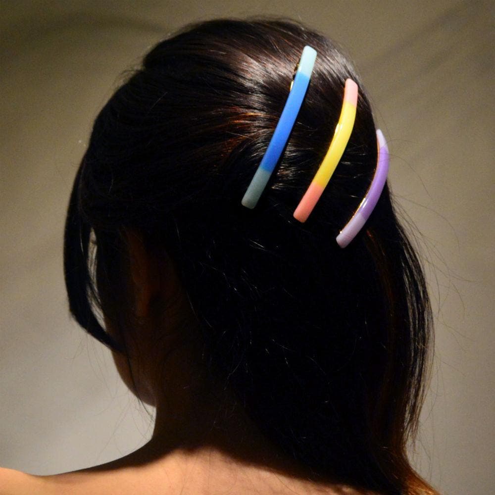 10cm Narrow Barrette-Barrettes-Ooh La La!-Tegen Accessories