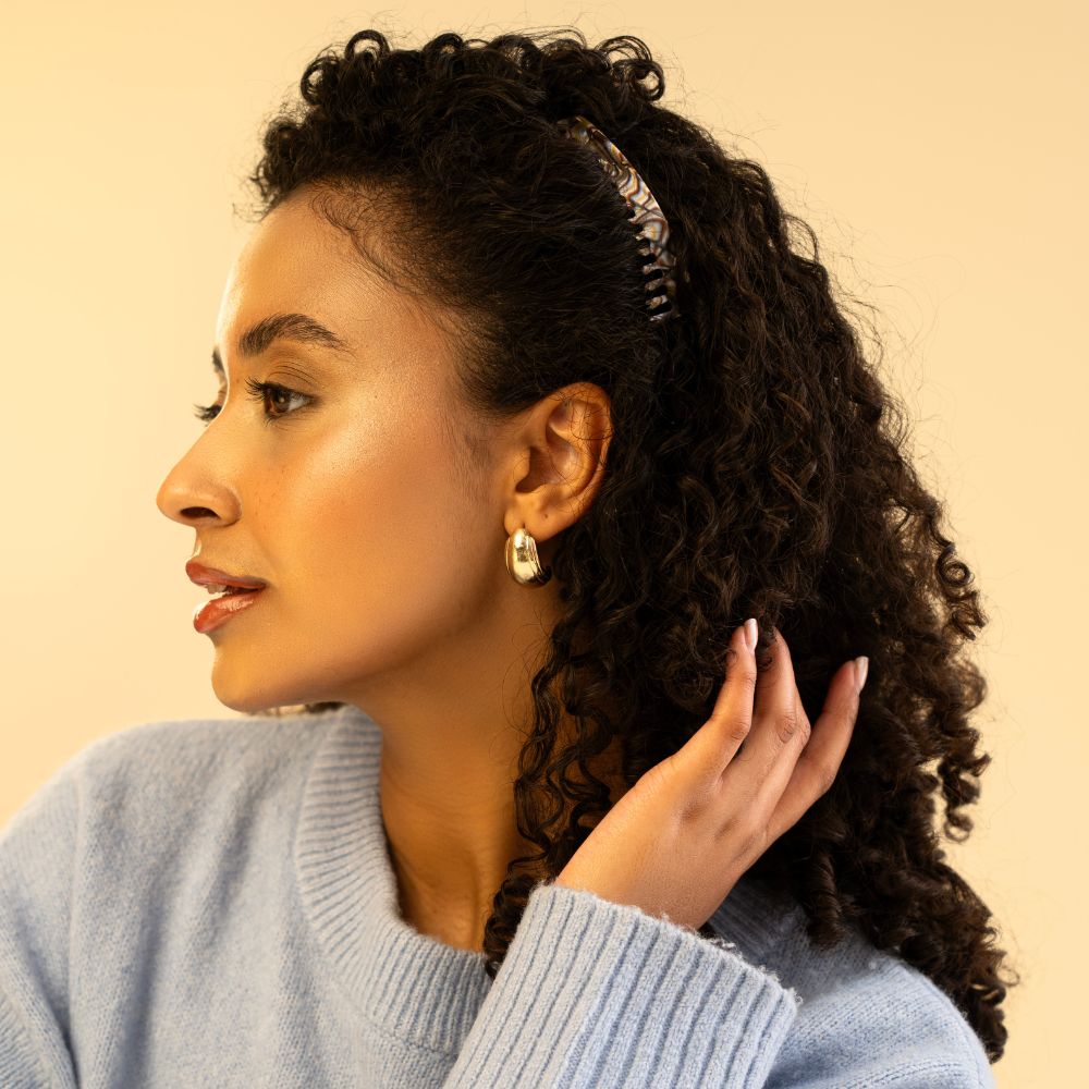 8cm Side Comb Handmade French Hair Accessories at Tegen Accessories | Onyx