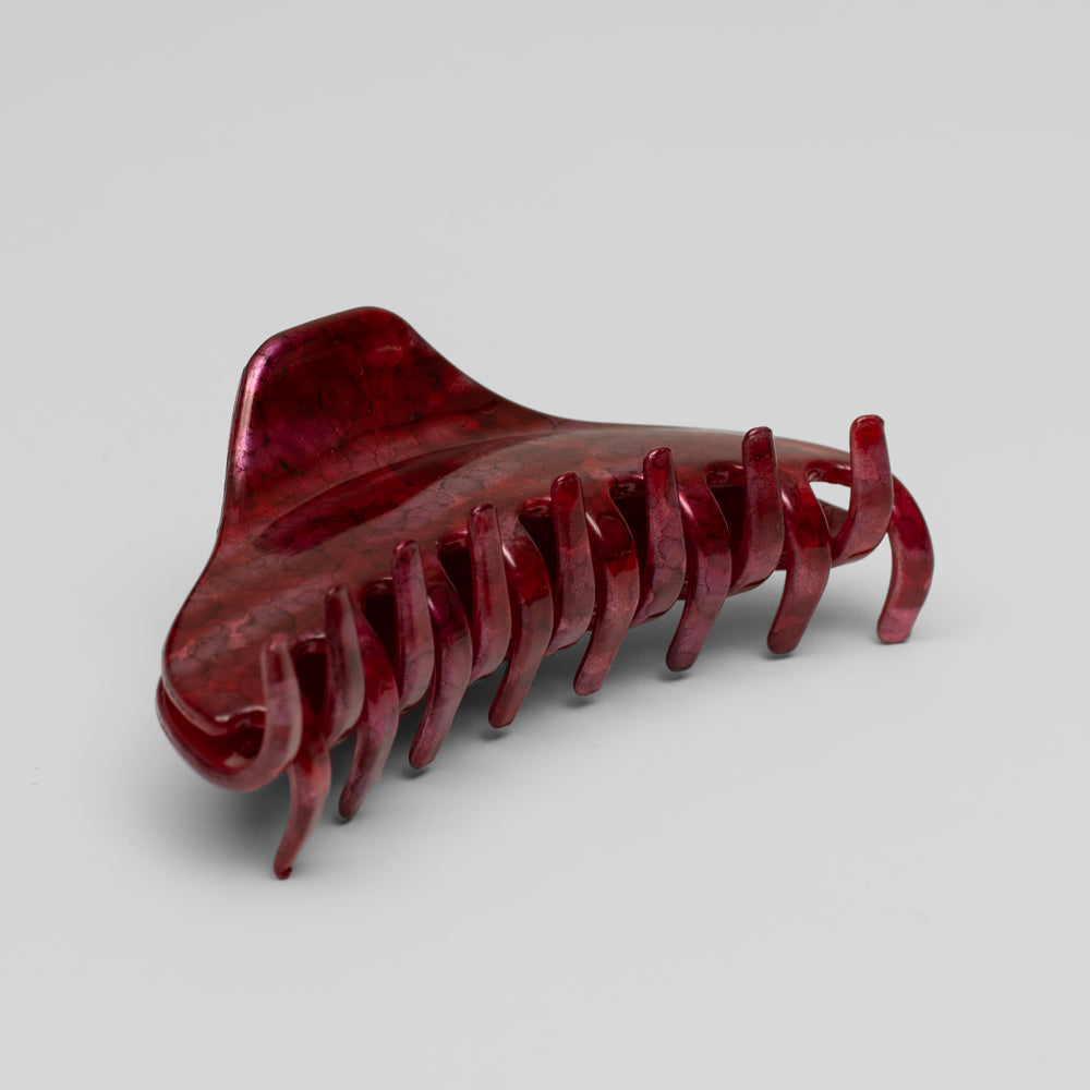 Pink Hand Painted Medium Hair Claw Clip for Fine Hair at Tegen Accessories