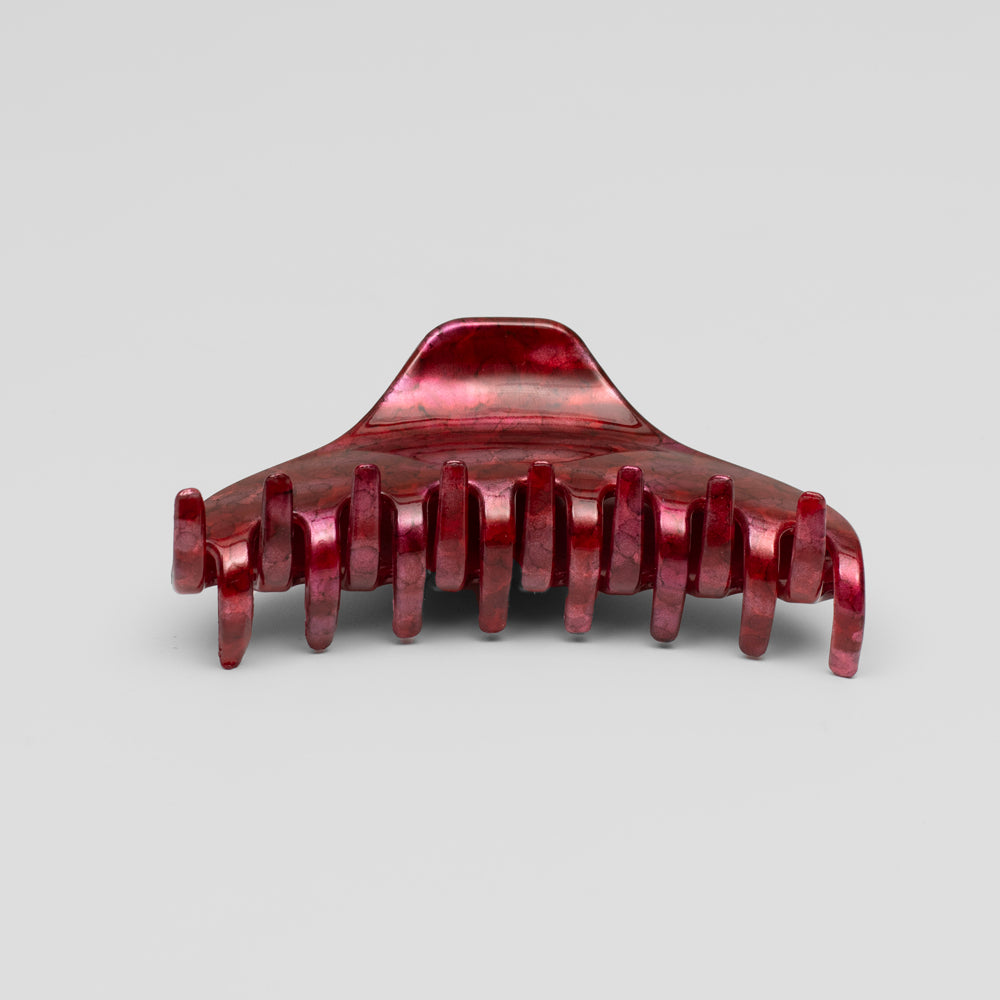 Pink Hand Painted Medium Hair Claw Clip for Fine Hair at Tegen Accessories