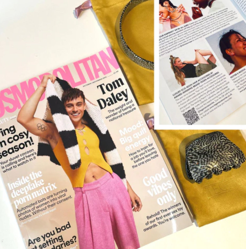 Tegen Accessories Featured in Cosmopolitan