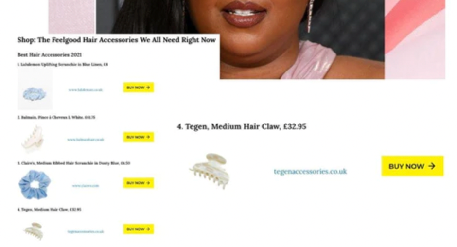 Tegen Accessories Featured in Grazia Magazine