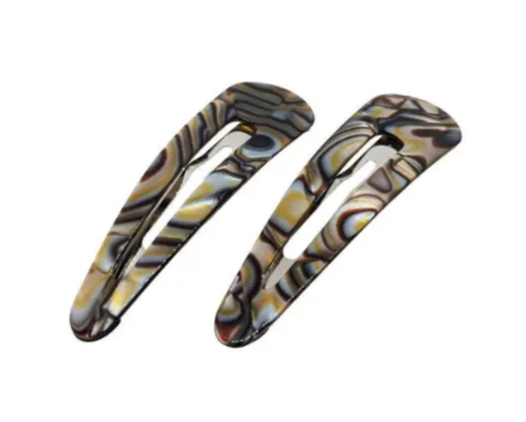 2x 7cm Snap Clips Featured In The Press Tegen Accessories