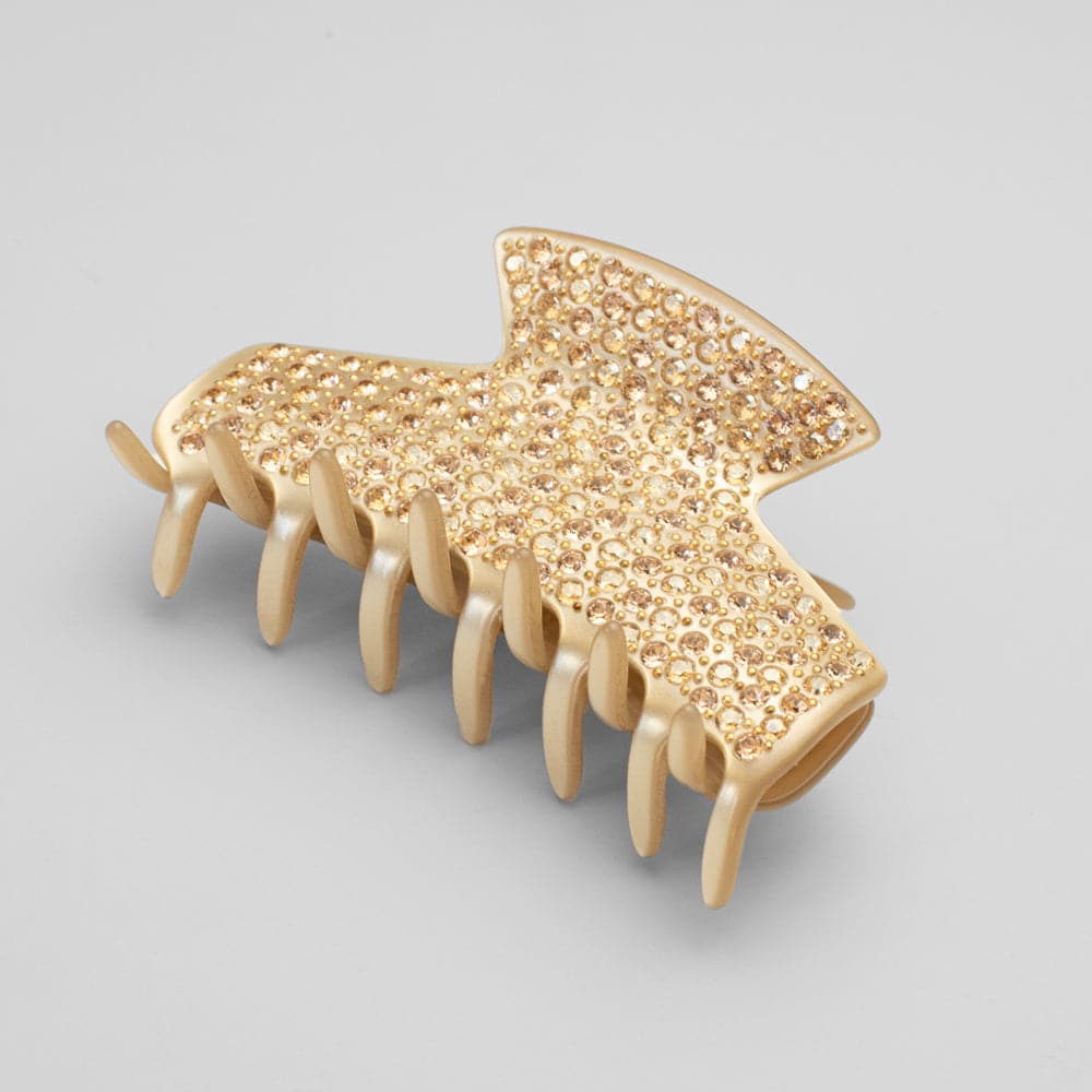 Limited Edition Handmade Swarovski Crystal Medium Hair Claw in 8.5cm at Tegen Accessories