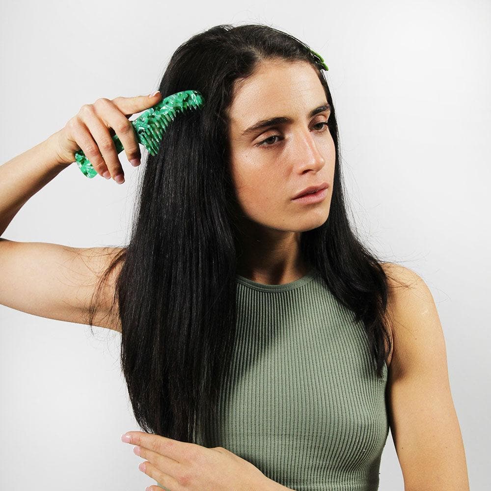 Large Handled Comb in Handmade French Hair Accessories at Tegen Accessories