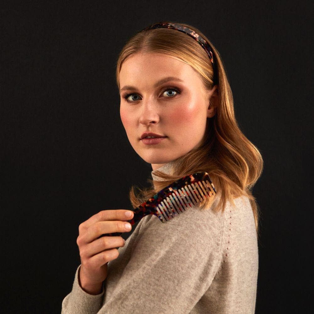 Large Handled Comb in Handmade French Hair Accessories at Tegen Accessories