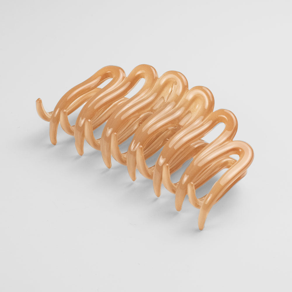 Large Jurassic Hair Claw Clip 10cm x 6cm Honey Blonde Essentials French Hair Accessories at Tegen Accessories