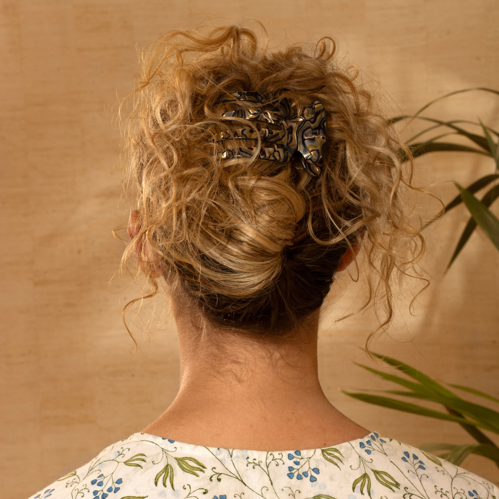 Large Sophia Side Hair Claw Clip Handmade French Hair Accessories at Tegen Accessories