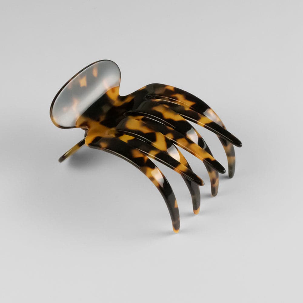 Large Sophia Side Hair Claw Clip in 11cm Dark Tokio Handmade French Hair Accessories at Tegen Accessories