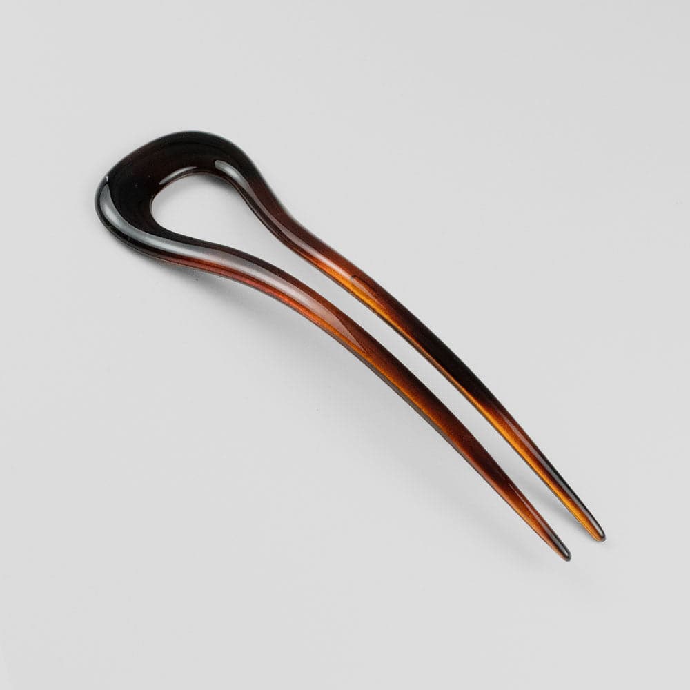 Long French Hairpin in Tortoiseshell French Hair Accessories at Tegen Accessories