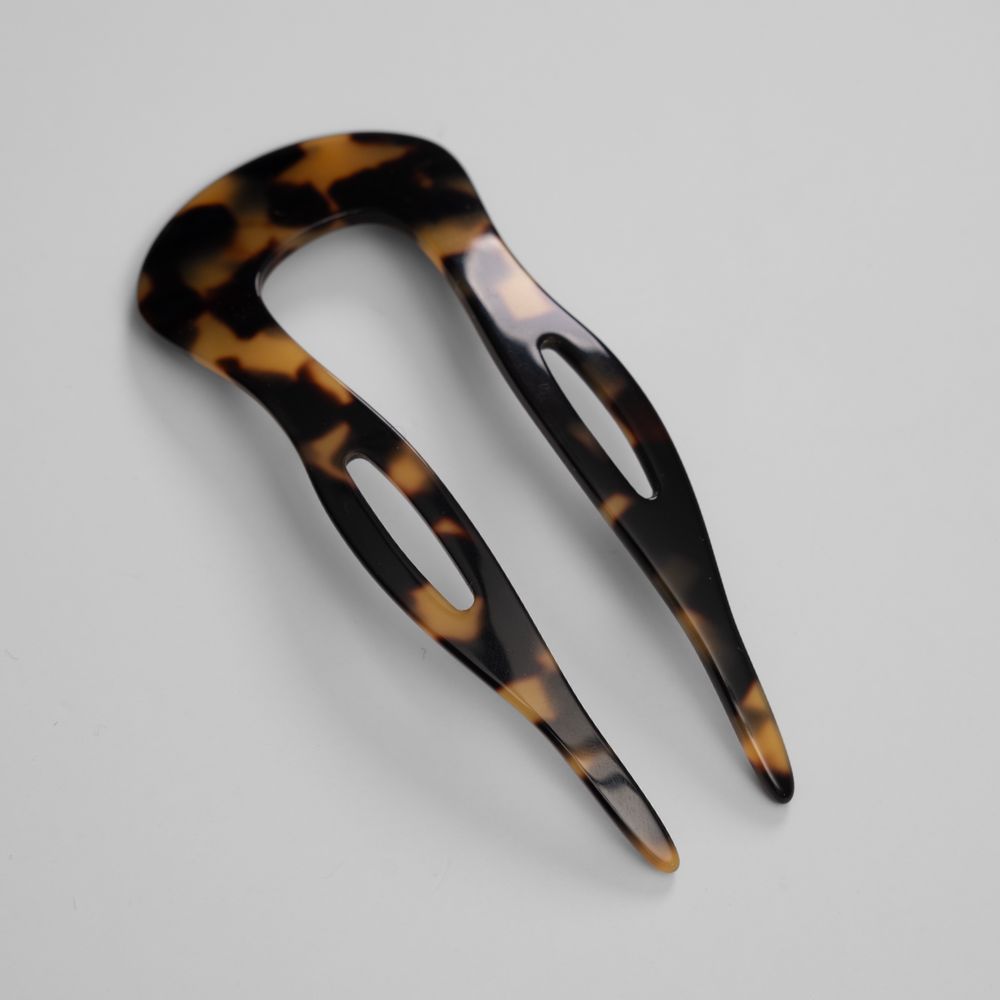 Medium Hair Pin 9cm Dark Tokio Handmade French Hair Accessories at Tegen Accessories