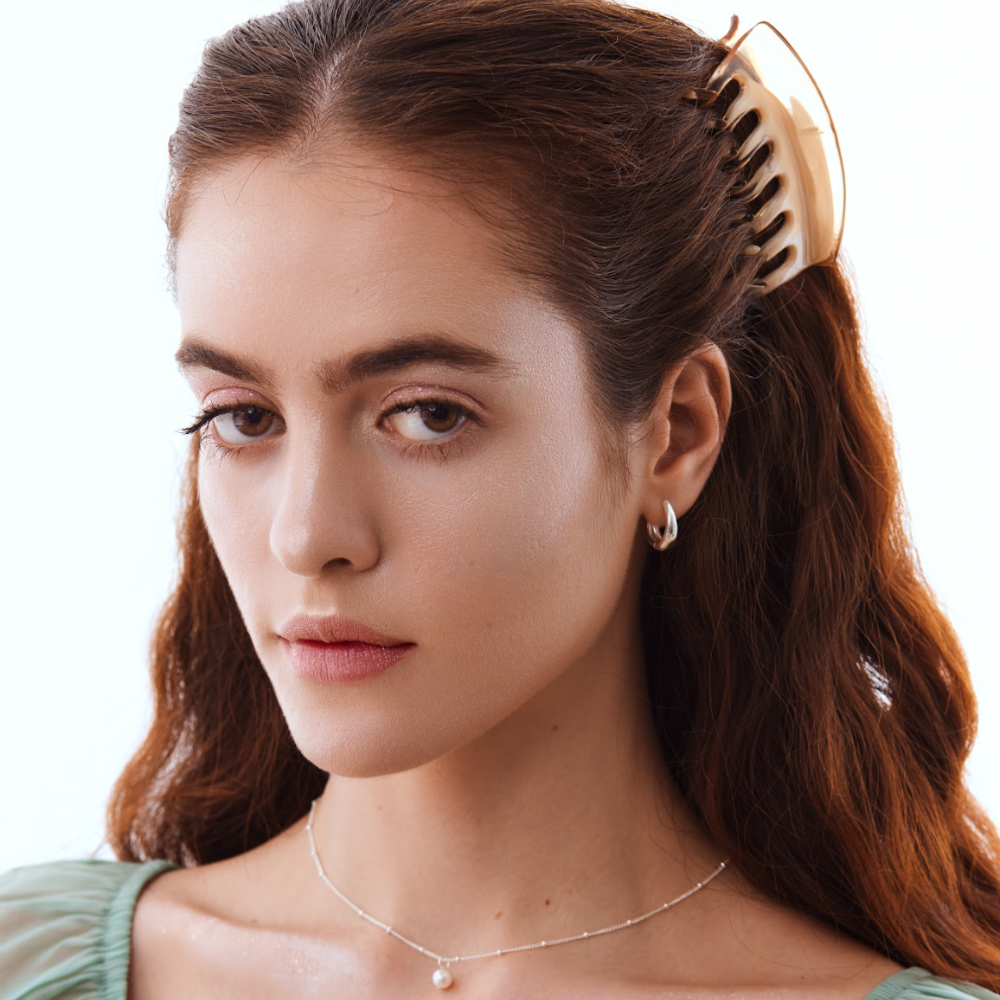 Mermaid Waves Wavy Teeth Hair Claw Mermaid Hair Accessories at Tegen Accessories