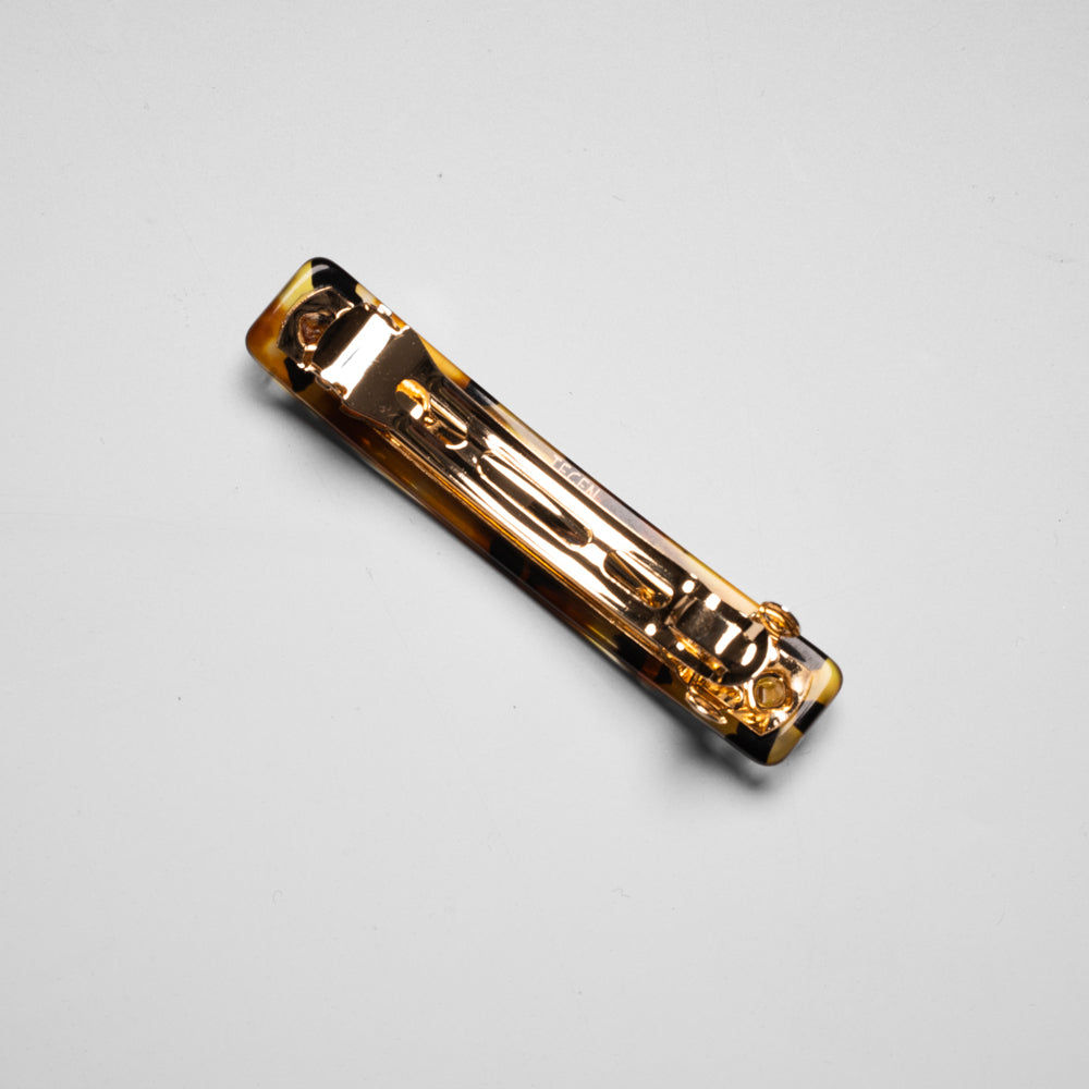 Mini barrette clip detail at Tegen Accessories