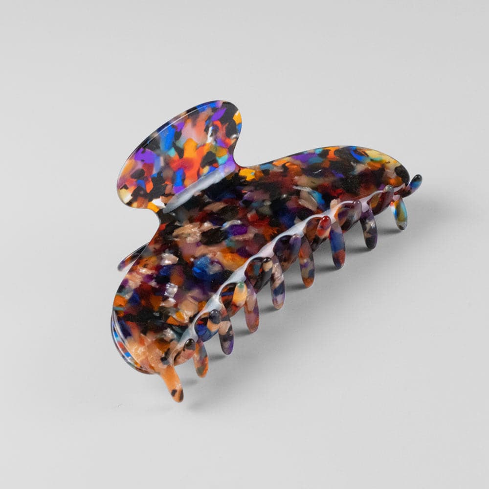 Large Hair Claw Clip in 11cm Stained Glass Handmade French Hair Accessories at Tegen Accessories