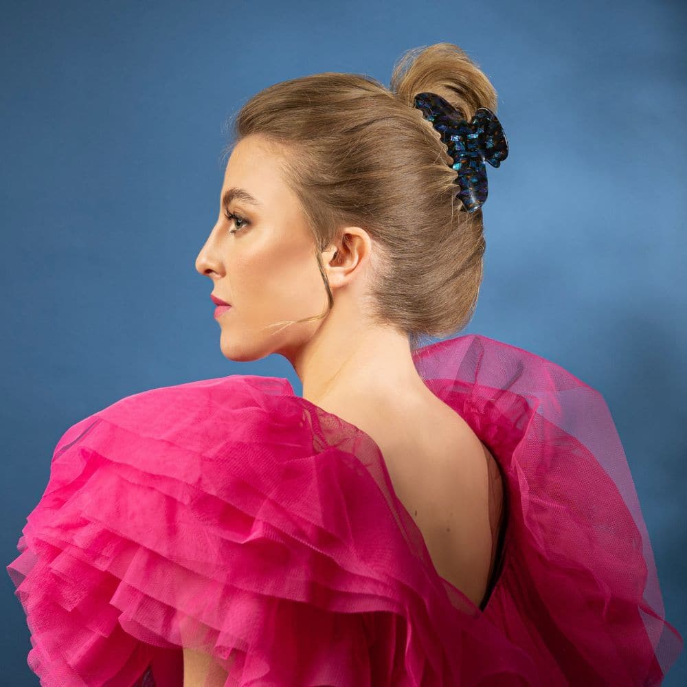 Large Hair Claw Clip Handmade French Hair Accessories at Tegen Accessories |Marine Fossil