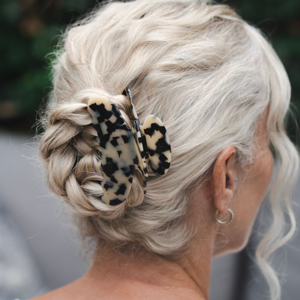 Medium Hair Claw Clip Handmade French Hair Accessories at Tegen Accessories