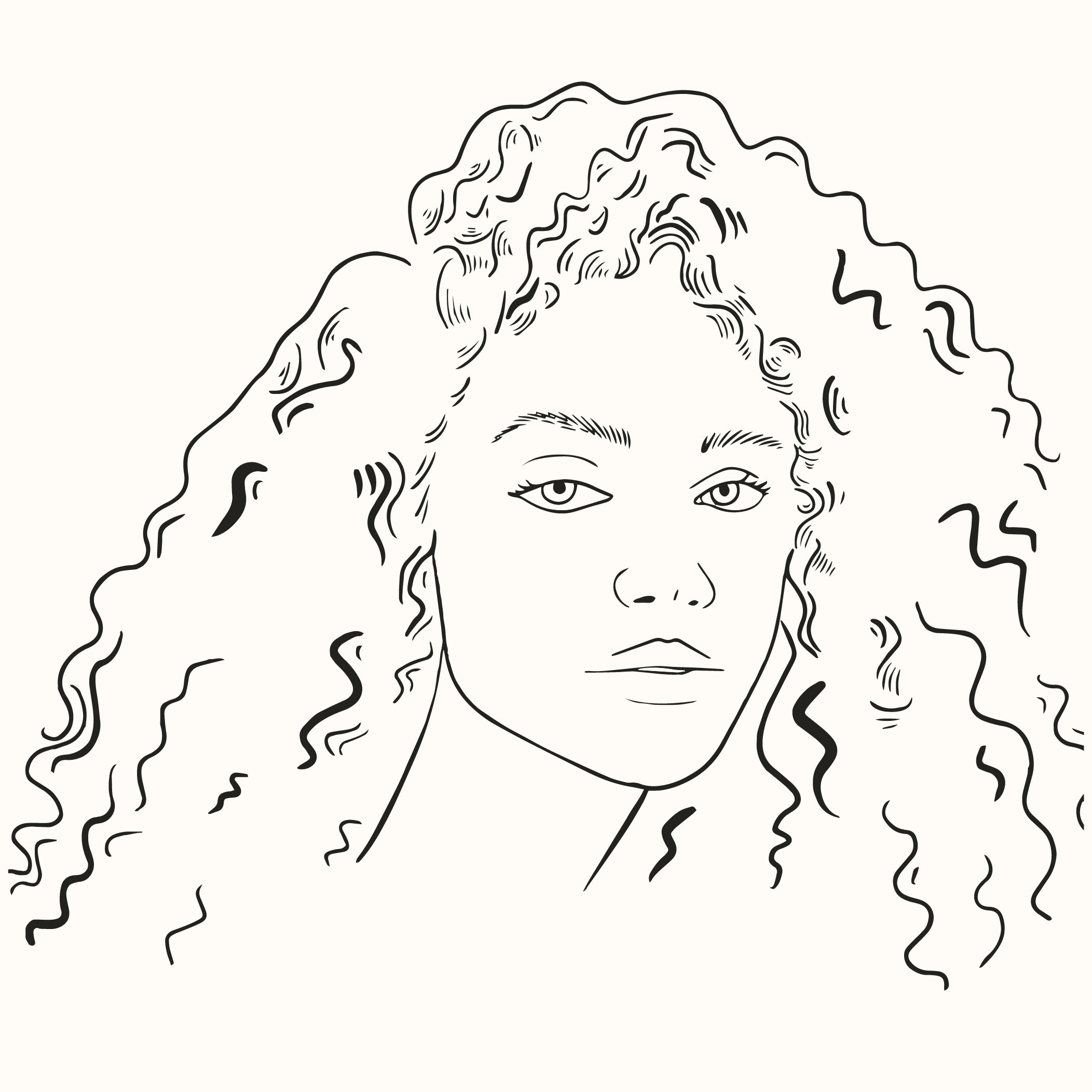 thick hair type