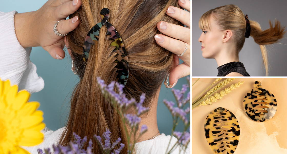 Banana hair clips, by TEGEN