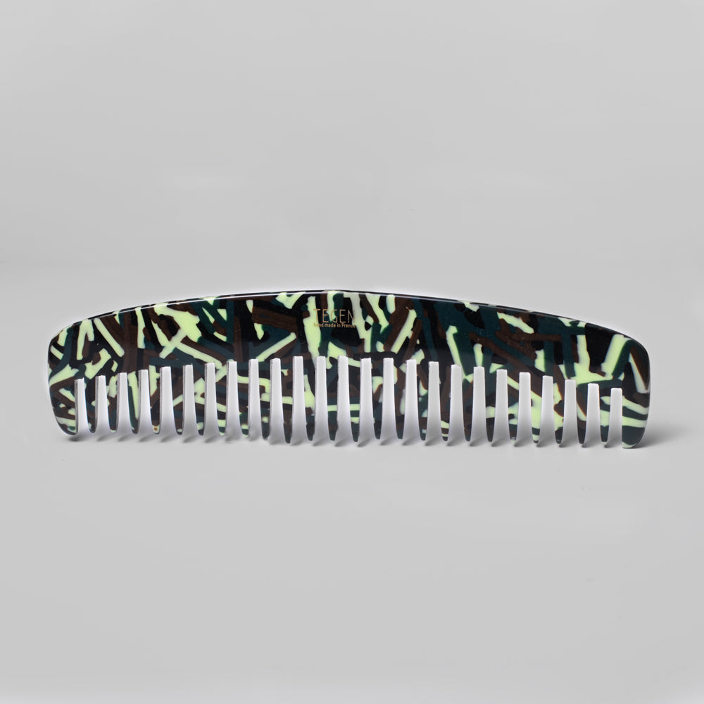 15cm French Narrow Comb in 15cm Colour 11 Handmade French Hair Accessories at Tegen Accessories