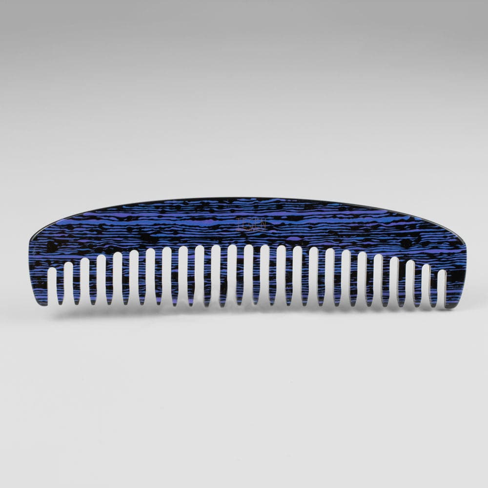 15cm French Narrow Comb in 15cm Colour 6 Handmade French Hair Accessories at Tegen Accessories