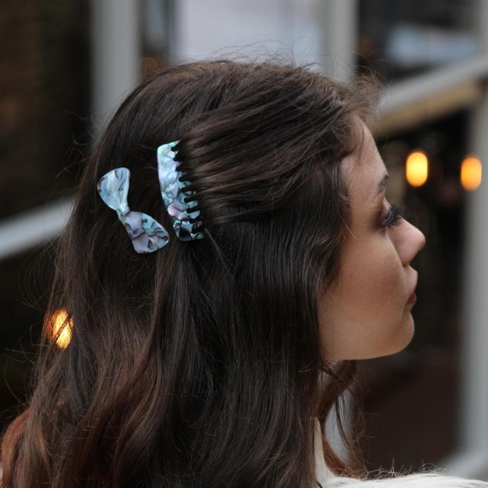 6cm Side Comb Handmade French Hair Accessories at Tegen Accessories |Opal