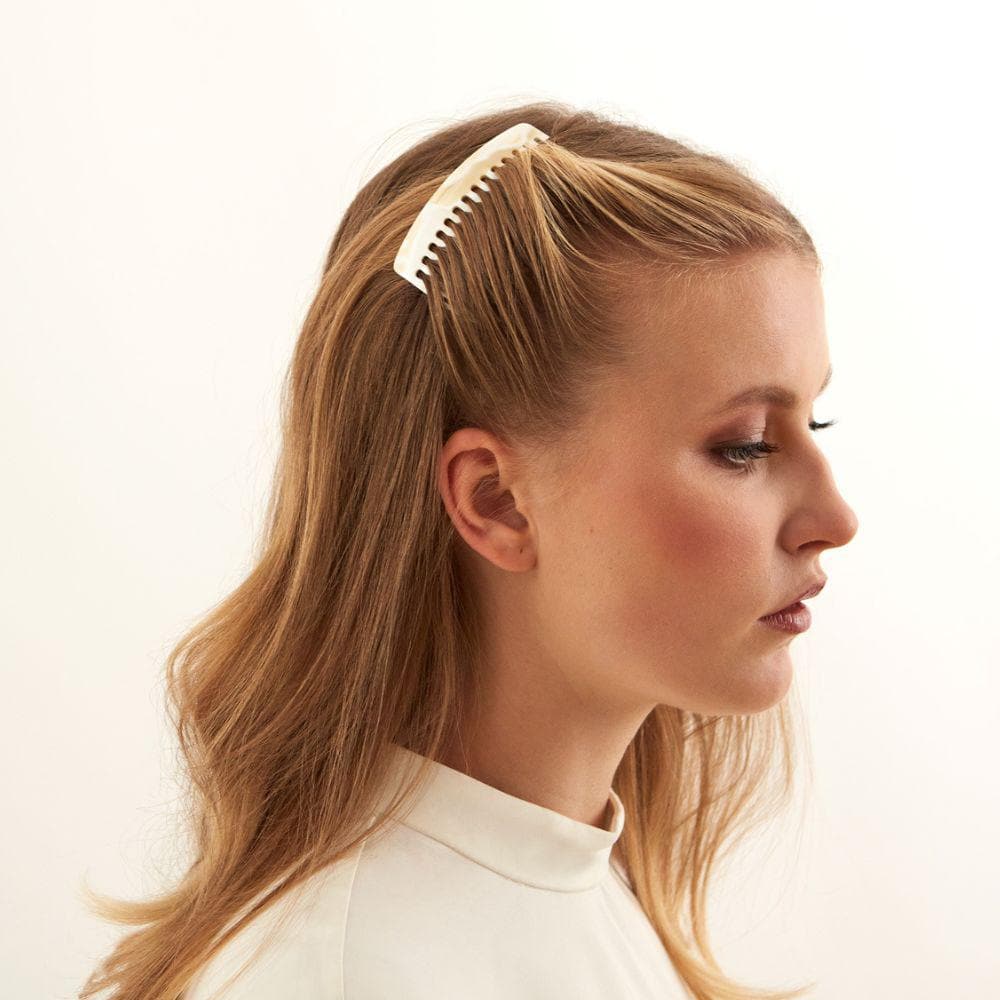8cm Side Comb Handmade French Hair Accessories at Tegen Accessories |Vanilla
