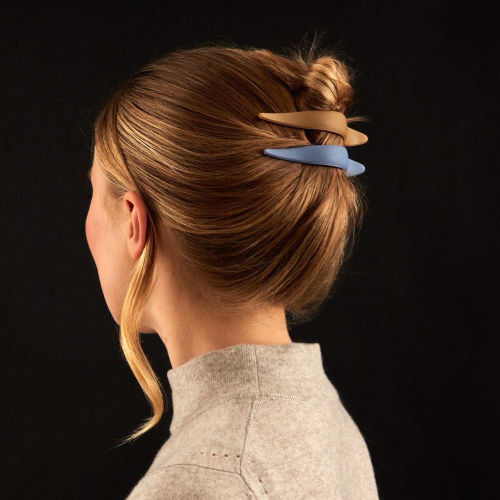 Large Matte Pelican Clip in French Hair Accessories at Tegen Accessories