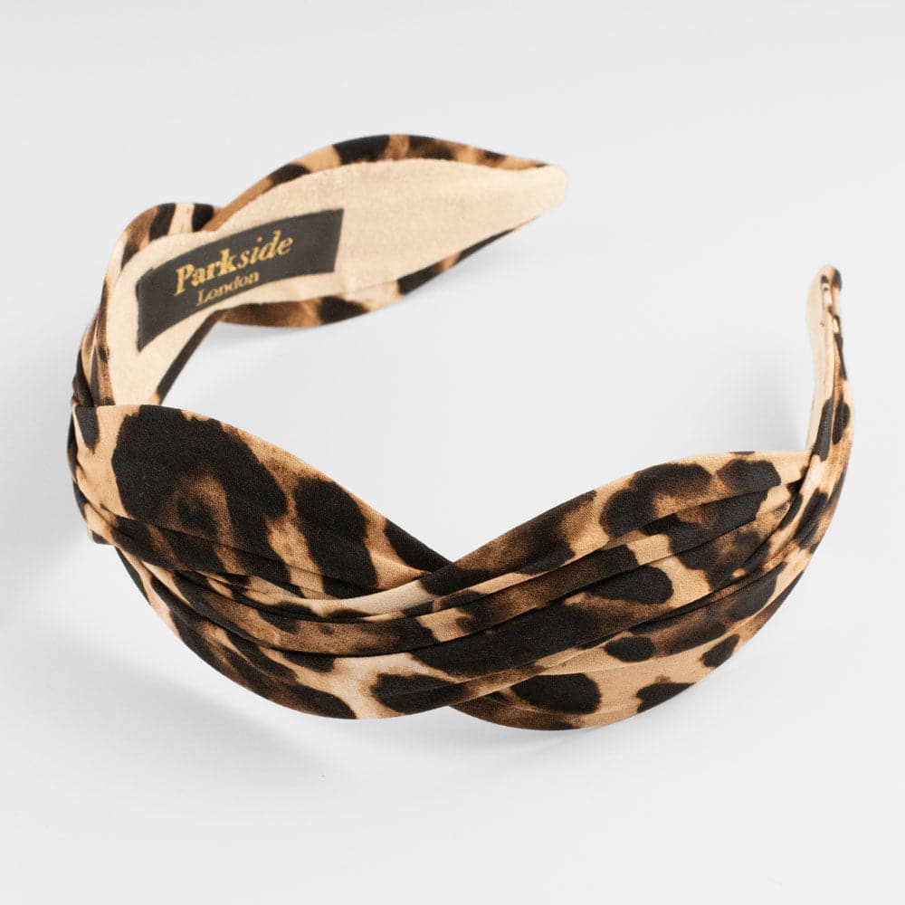 Leopard Wavy Headband at Tegen Accessories