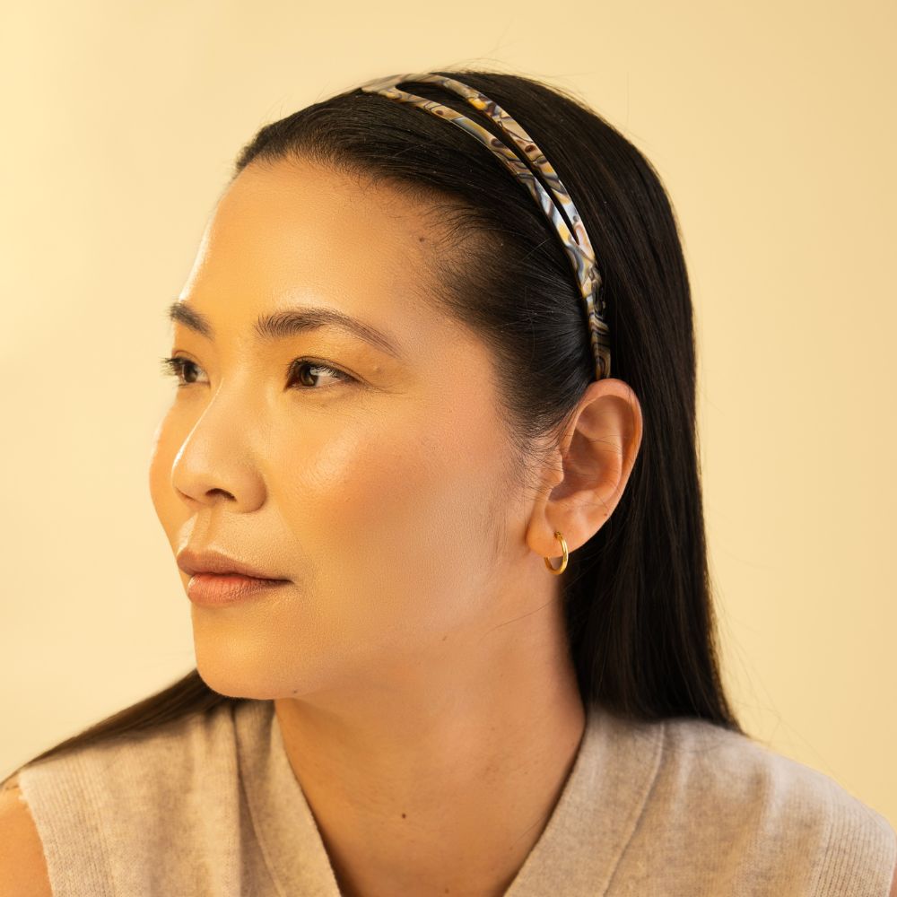 Clove Knot Headband Handmade French Hair Accessories at Tegen Accessories | Onyx