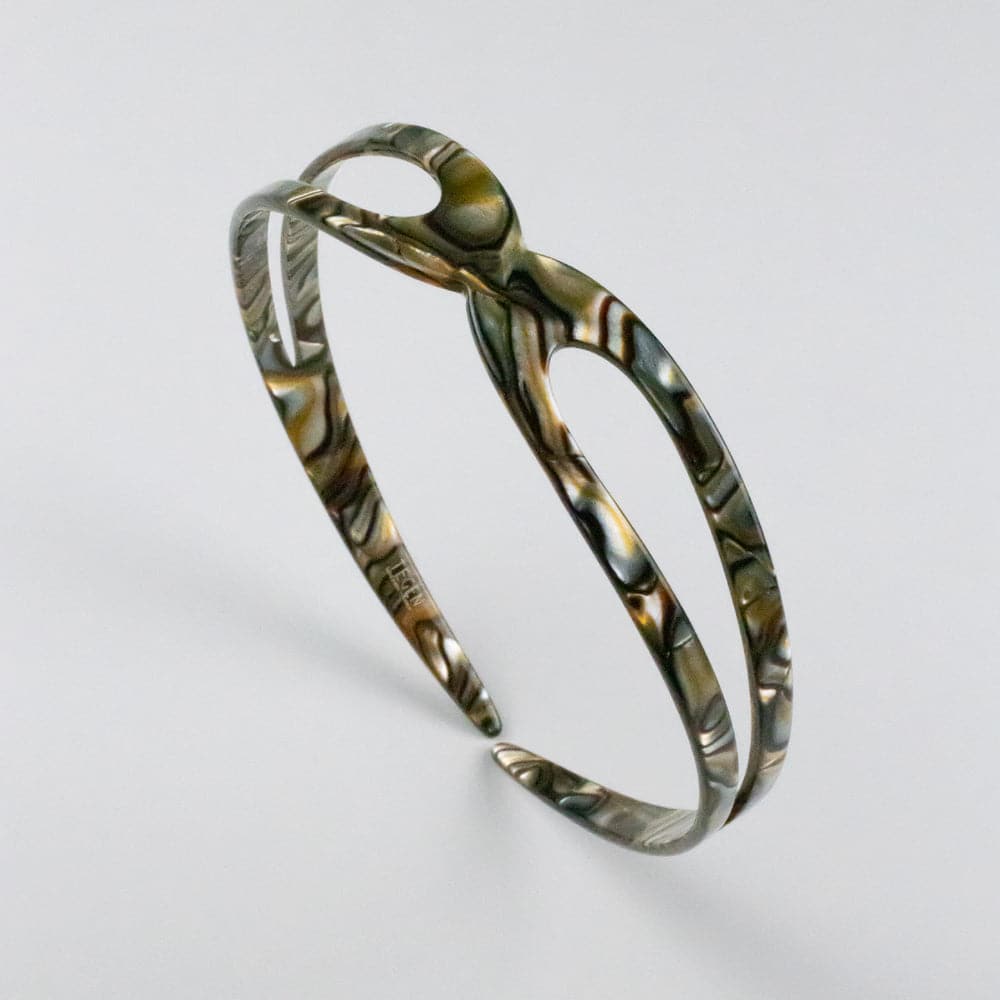 Clove Knot Headband in 2.5cm Onyx Handmade French Hair Accessories at Tegen Accessories