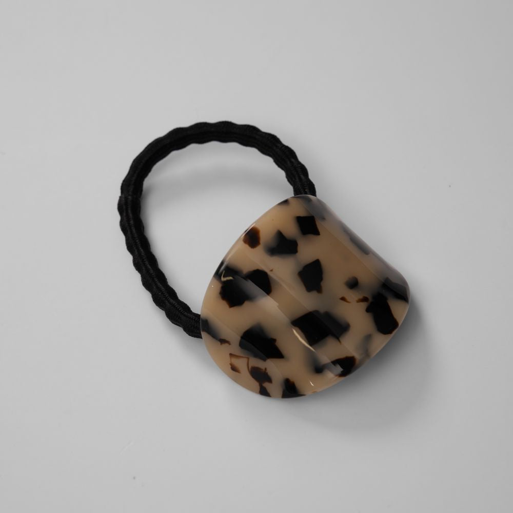 Handmade Ponytailer White Tokio Handmade French Hair Accessories at Tegen Accessories