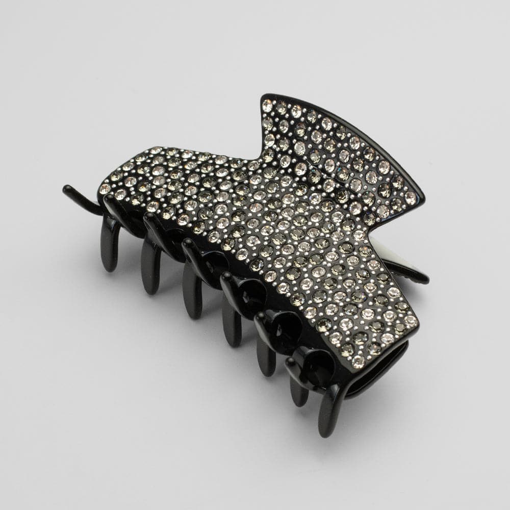 Limited Edition Handmade Swarovski Crystal Medium Hair Claw in 8.5cm at Tegen Accessories