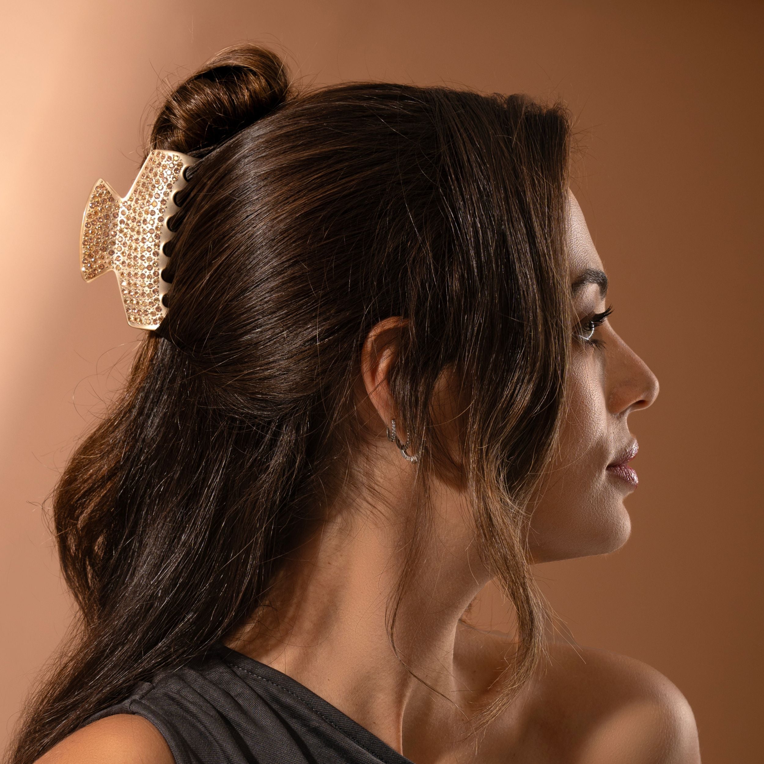 Iconique Handmade Swarovski Crystal Medium Hair Claw Clip at Tegen Accessories|Cannes