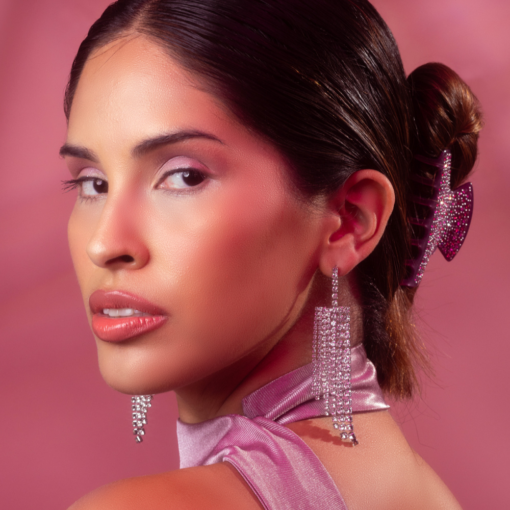 Iconique Handmade Swarovski Crystal Medium Hair Claw Clip at Tegen Accessories|Paris