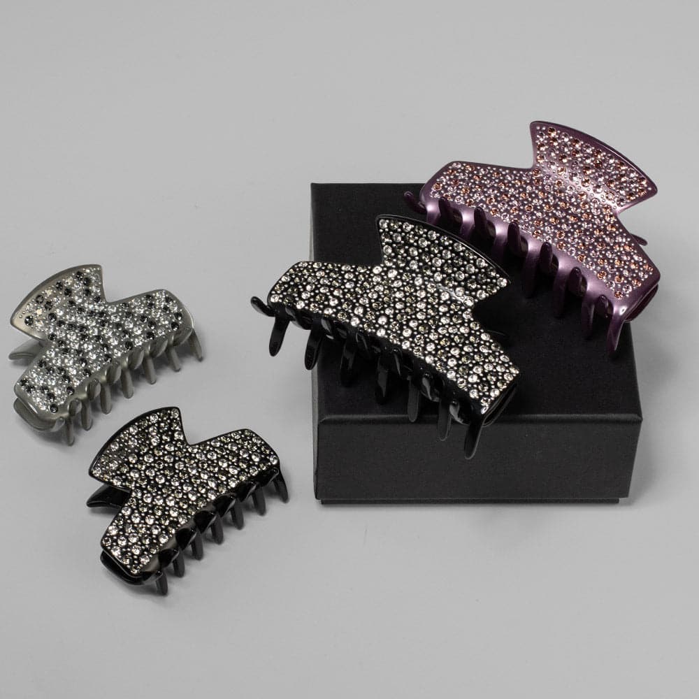 Limited Edition Handmade Swarovski Crystal Small Hair Claw in 6.5cm at Tegen Accessories 