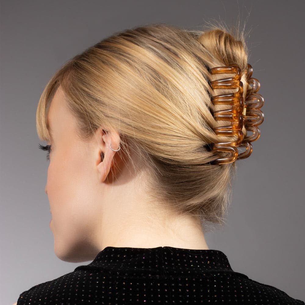 Large Jurassic Hair Claw Clip in Blonde Essentials French Hair Accessories at Tegen Accessories |Blonde
