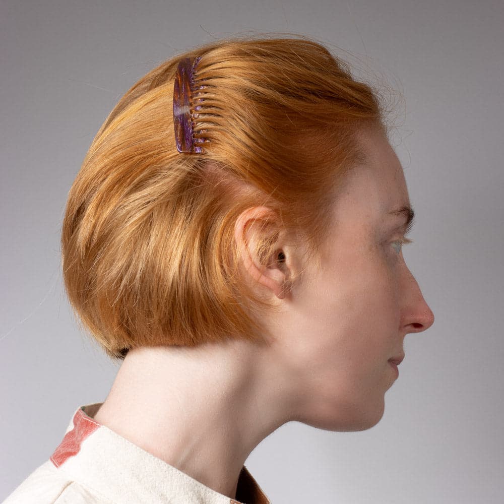 Limited Edition Handmade 8cm Side Comb Handmade French Hair Accessories at Tegen Accessories |Sugarplum Pie