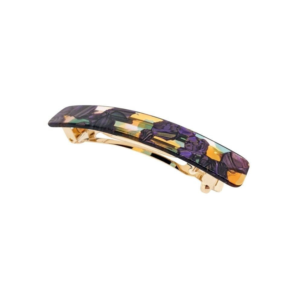 Limited Edition Handmade Small Barrette Clip 9cm Summer Vineyard Handmade French Hair Accessories at Tegen Accessories