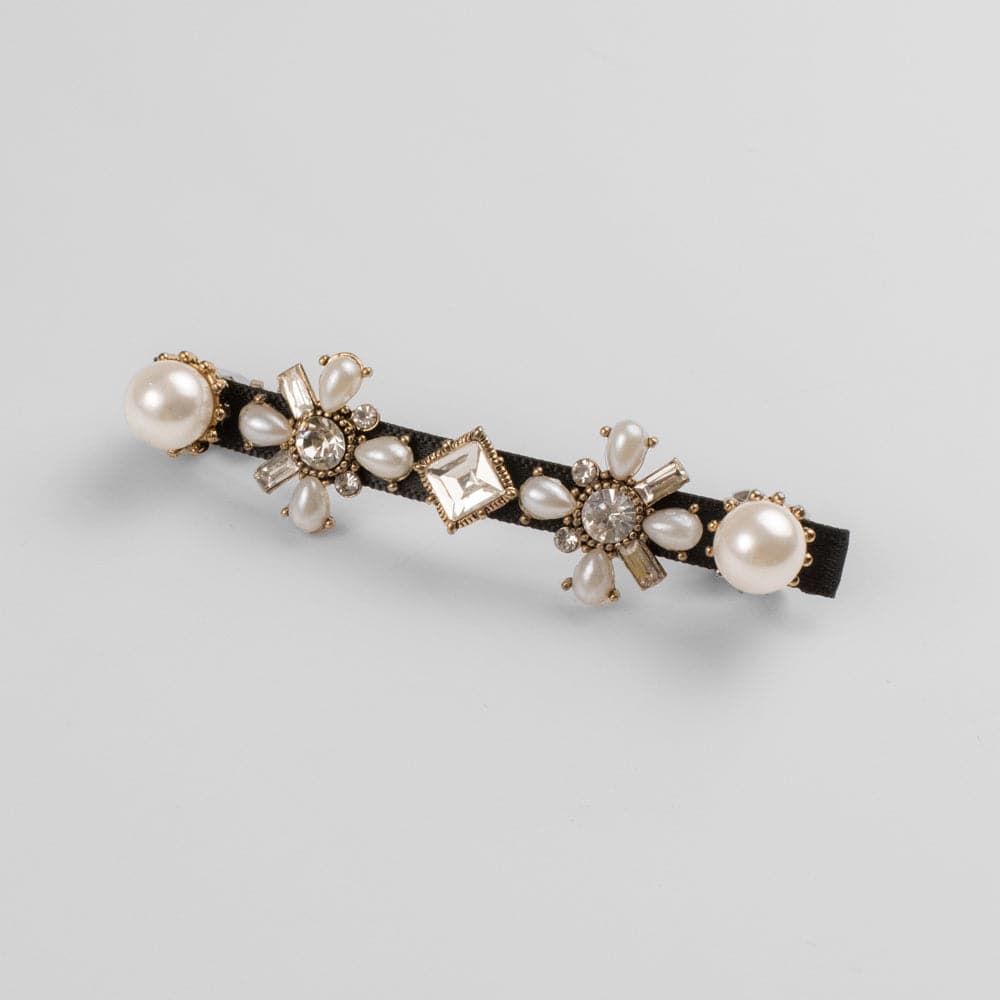 Mini Art Deco Swarovski Crystal Barrette Clip Swarovski Crystal in at Tegen Accessories