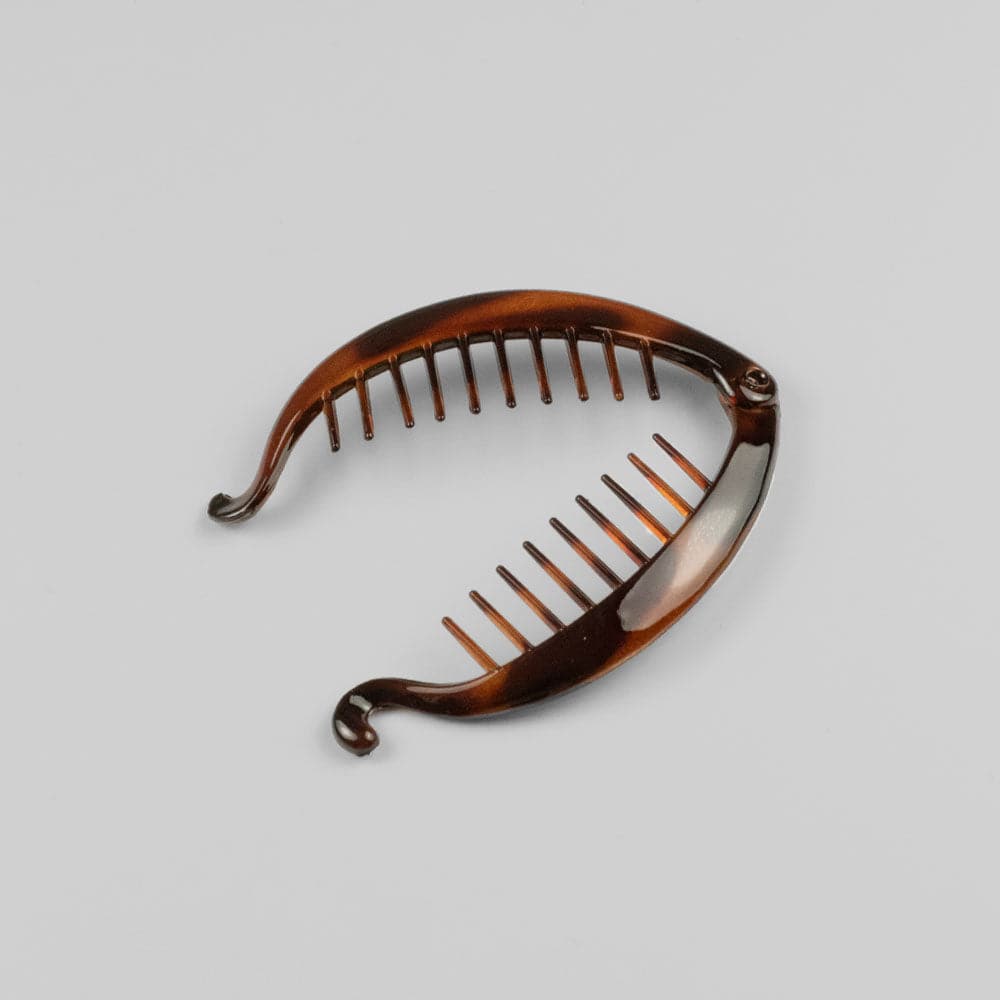 Mini Banana Hair Clip French Hair Accessories at Tegen Accessories |Tortoiseshell