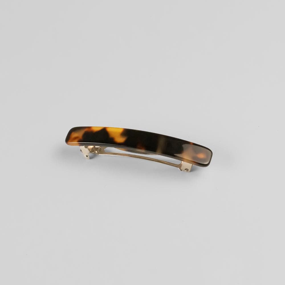 Mini Barrette Clip in 6.5cm Dark Tokio Handmade French Hair Accessories at Tegen Accessories