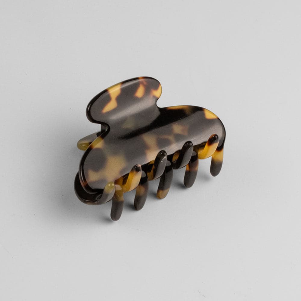 Mini Hair Claw Clip in 5cm Dark Tokio Handmade French Hair Accessories at Tegen Accessories