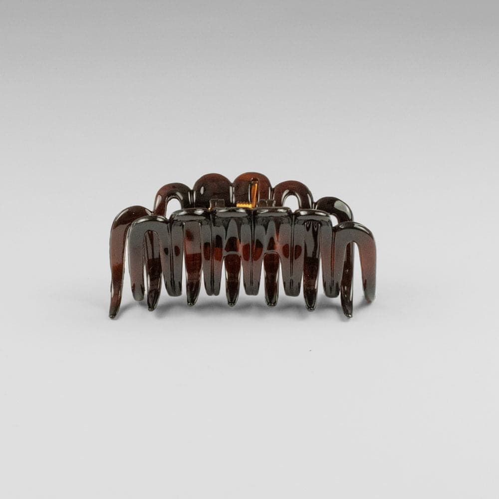 Mini Jurassic Hair Claw Clip in Tortoiseshell French Hair Accessories at Tegen Accessories