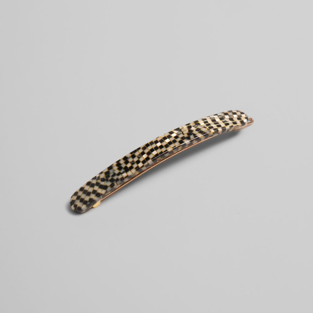 7cm Narrow Hair Clip - Prada Style- Tegen Accessories