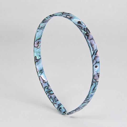 Narrow Headband 1cm Opal Handmade French Hair Accessories at Tegen Accessories