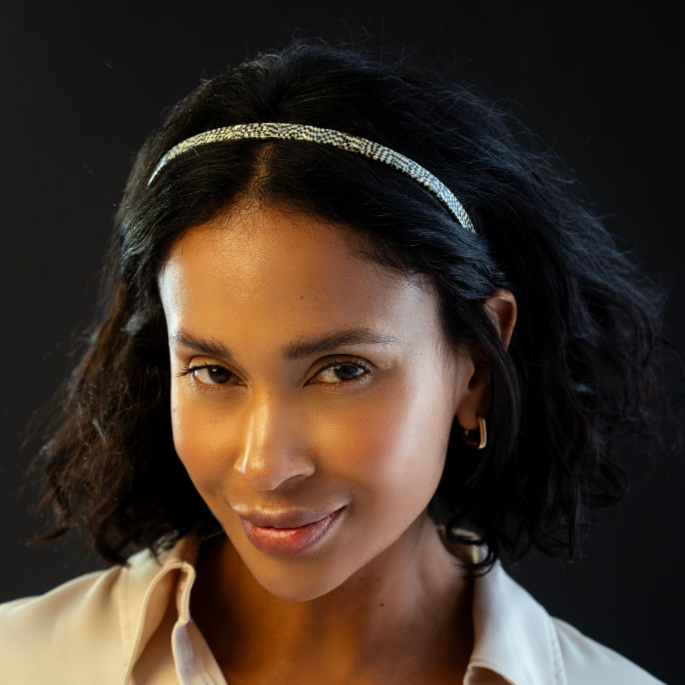 Narrow Headband Handmade French Hair Accessories at Tegen Accessories