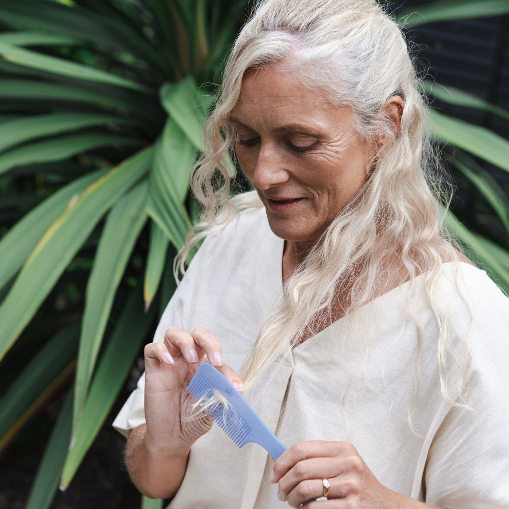 Periwinkle Large Handled Comb Essentials French Hair Accessories at Tegen Accessories