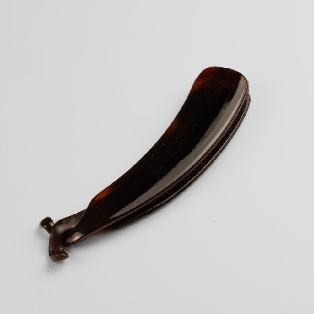 Small Banana Hair Clip in Tortoiseshell Essentials French Hair Accessories at Tegen Accessories